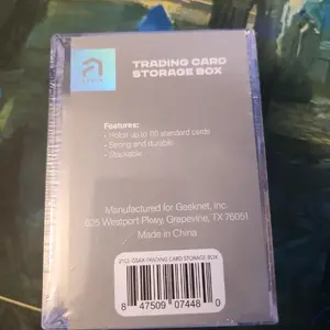 Clear 110 Card Capacity Deck Box