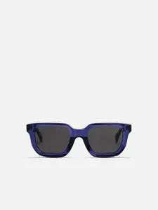ARDMORE Blue Acetate Grey Lens Sunglasses by ALAN HAMMOND