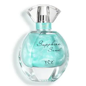YCZ Blue Golden Sands Eau de Parfum 1.7oz - Women's Fruity Floral Perfume with Peppermint, Lucky, Airy, Hopeful Vibes, Long-Lasting for Dates & Work, Perfumes for Women, Womens Gifts, Gifts for Your Girlfriend