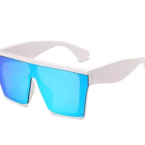 Designer Inspired Oversized Frame Sunglasses with Mirrored Lenses, Square Frame, Stylish and Functional Design