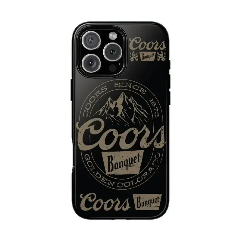 Coors Banquet Heritage Vintage Tough Phone Case, Gift For for iPhone17 ProMax /16/15/14/13/12/11 Plus for Samsung phones, suitable for both men and women,