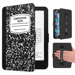 FINTIE Slim Case for Kindle Paperwhite 12th Gen & Kindle Colorsoft, Kindle Cover with Hand Strap, Auto Sleep/Wake, Lightweight, Magnetic Shell Cover