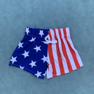 Toddle  boy July 4th swim trunks