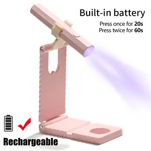 HHC  mini UV light curing nail lamp LED nail lamp for gel nails USB portable nail dryer fast curing nail phototherapy lamp