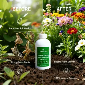 Plant Growth Solution for Indoor Plants, Garden Plants, and Vegetable Crops