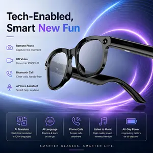 [Livefull]Smart Bluetooth GlassesDual functions with Bluetooth audio and polarized lenses. Featuring open-ear audio, blue light blocking, and UV400 full sun protection. Supports hands-free calling, unisex design, ideal for driving and outdoor activities.
