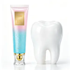 Infused Niacinamide Dual Color Whitening Toothpaste, Enamel-Friendly Stain Removal Formula, Fight Halitosis, Cool Mint Scent for Comfortable Daily Teeth Cleaning