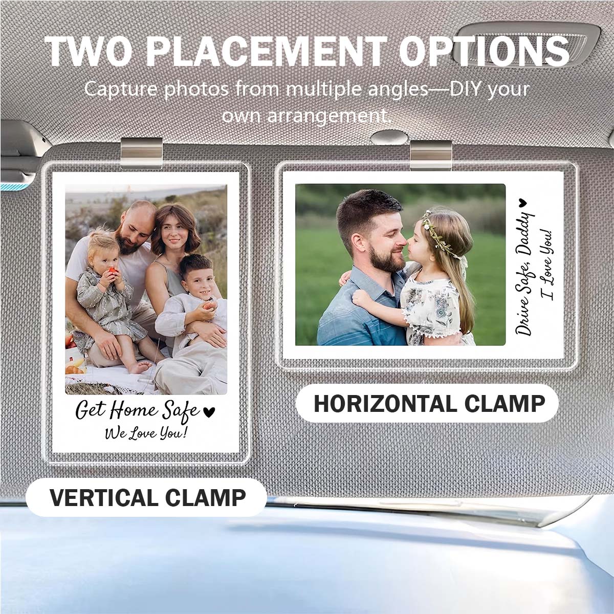 2Pcs Car Picture Holder for Car Sun Visor, Wallet Size Mini Picture Frame for Polaroid Go and Instax Mini, Horizontal & Vertical Display Car Decor, Personalized Gifts for Boyfriend Girlfriend Birthday Solar Powered Bluetooth Dome mini steering wheels 2Pcs Car Picture Holder for Car Sun Visor, Wallet Size Mini Picture Frame for Polaroid Go and Instax Mini, Horizontal & Vertical Display Car Decor, Personalized Gifts for Boyfriend Girlfriend Birthday Solar Powered Bluetooth Dome mini steering wheels