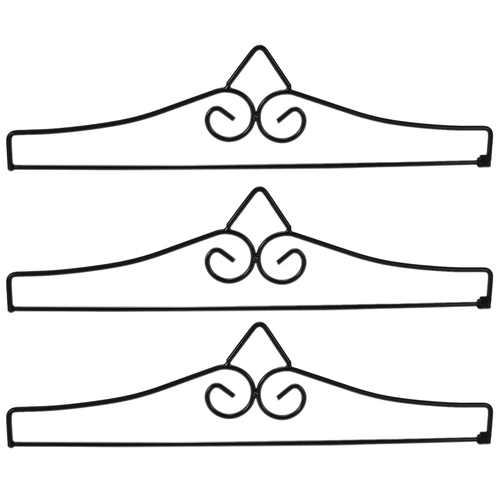 3Pcs Garden Flag Wall Hanger Powder Coated Iron Banner Holder Flag Holder Bracket for Flags Calendar Towels Decoration US