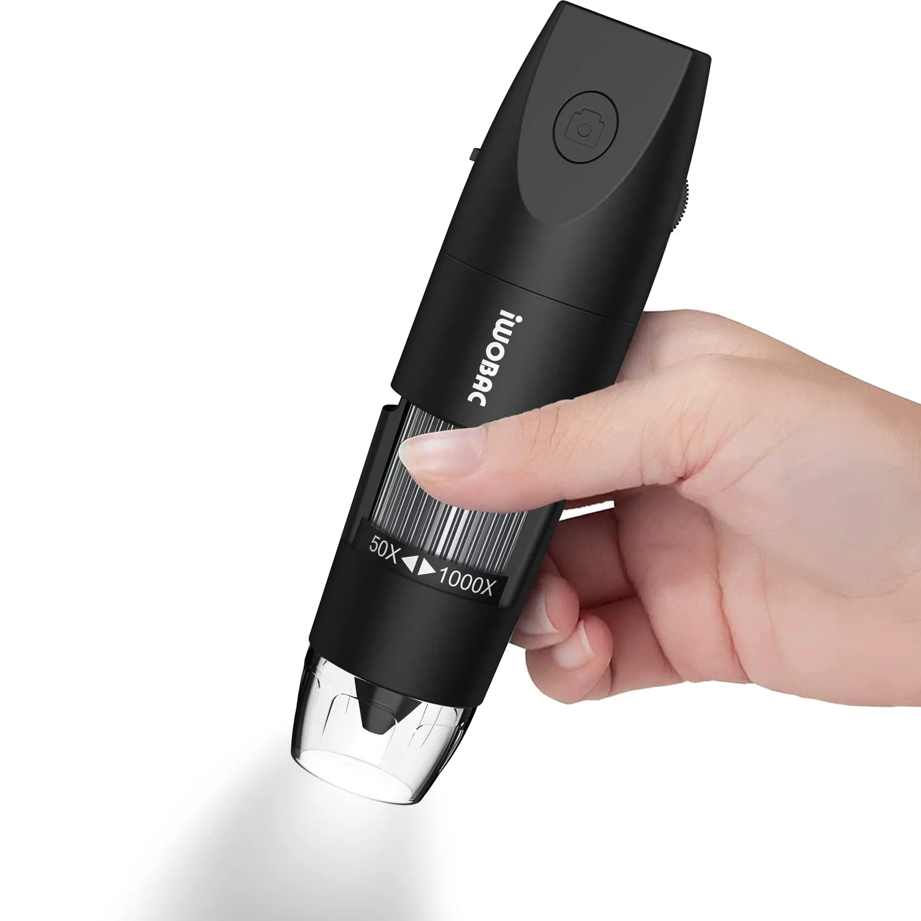 Digital Microscope Wireless Pocket Handheld Usb Microscopes  50x-1000x Zoom Fixed Focus Hd Magnifier With Leds Inspection Camera Compatible Android Phone Macbook Windows Pc (black)