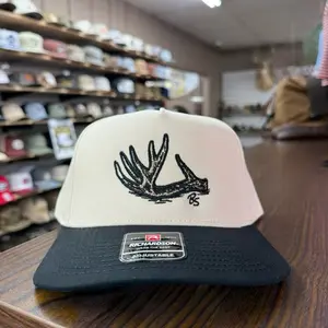 Antler Shed Trucker Hat - Cream/Black