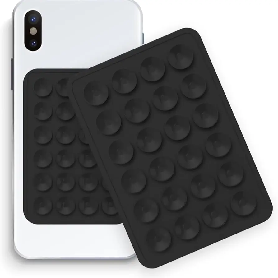 Silicon Suction Phone Mount with 3M Adhesive for iPhone - Smartphone, Cellphone