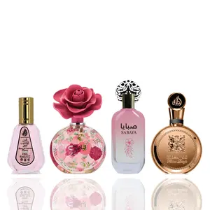 Fakhar Extrait + Pink blush Shams Al Emarat 50ml + Layaan + sabaya -- 4 piece bundle