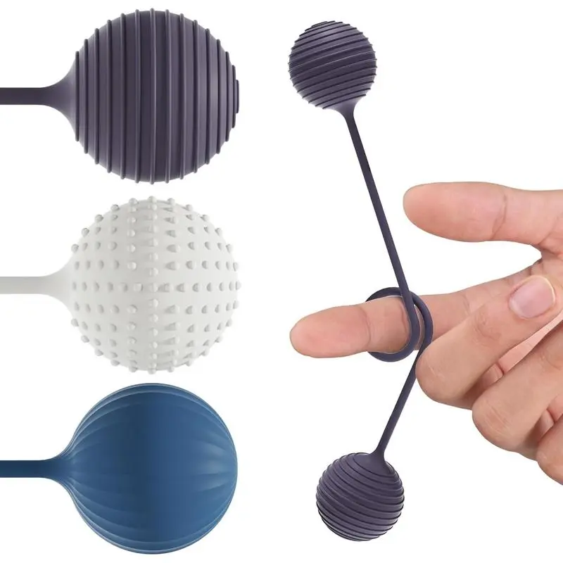 3-Pack Silicone Begleri Fidget Beads - Unisex Anxiety Stress Relief Hand Toy for Women, Portable Sensory Desk Toy for Focus & Relaxation Skill Play, Suitable for Home/Office Use, Ages 12+, EDC Fidget Toy, Sensory Decompression Tool