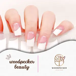 Nail Gel Sticker:2-Week long lasting, art design, Waterproof, Sparkle and Shine nail sticker. bridesmaid gift, easy remove, uvlamp, classic,french manicure, save time and money, home salon, high quality nails. gift, big day.beauty treatment,WoodpeckerII