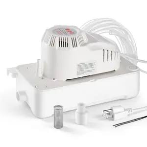 VEVOR Condensate Pump, Summervibes, 1/12 HP, 90 GPH, 20 ft Lift, 115V Automatic AC Condensation Removal Pump with Safety Switch 20 ft Tubing, for Air Conditioner, Dehumidifier, HVAC, Furnace, Ice Maker Water Drain