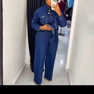24k holiday two-piece women's denim set, holiday denim set plus size, with top and skirt - comfortable, suit, women's clothing, clothes can be paired with raincoat