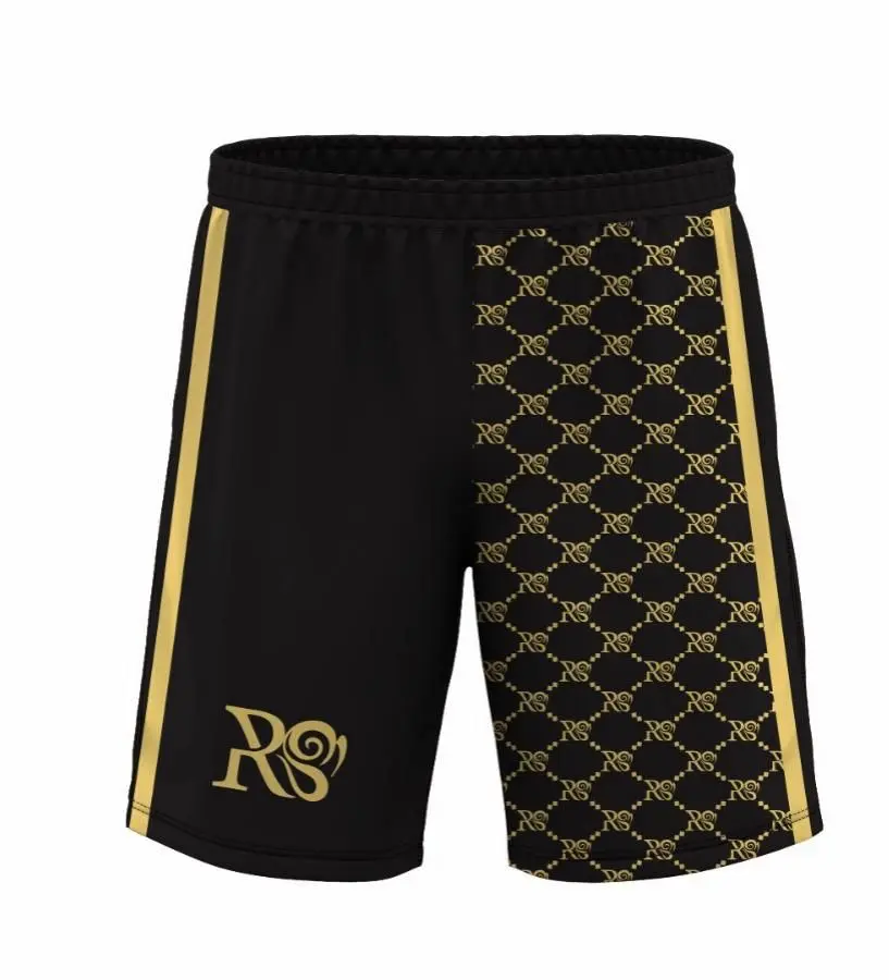 Rose Paulino Official Mens Black Shorts casual Men Short comfy breathable short