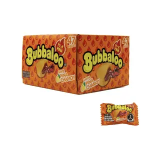 Bubbaloo Pinapple Pi-K Pina Chamoy Flavor Liquid Filled Bubble Gum 47 Pieces