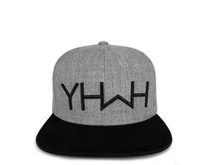 YHWH Heather Gray SB Cap with Graphic Design - Product of Grace Series