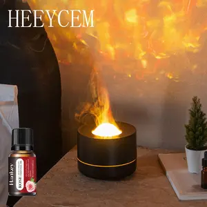 Star projection humidifier, colorful atmosphere light aromatherapy machine, LED night light mode, automatic shut-off function, with essential oils, home aromatherapy machine, suitable for office, home bedroom, holiday gift