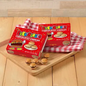 Bourbon Every Burger Cookie with Chocolate 2.32 oz Snack Biscuit