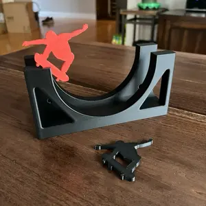 Custom Half Pipe Skateboards wall mount