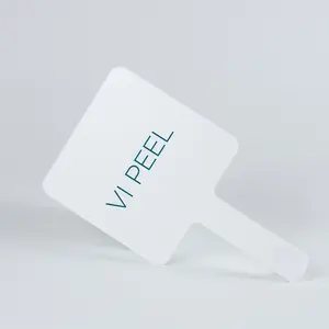 Patient Compact Handheld Mirror, White