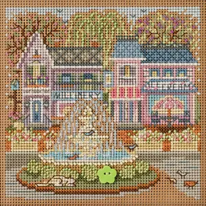 Mill Hill Town Square Beaded Counted Cross Stitch Kit  MH142315