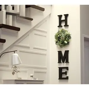 Wooden Letter Sign Set, Decorative Plaque, Modern Farmhouse Wall Decor for Living Room & Kitchen, Ideal Housewarming Gift, Christmas Decoration