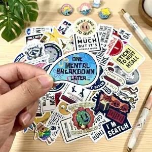 Cool Trendy Y2K Vinyl Stickers Pack 130PCS - Aesthetic Downtown Stickers for Water Bottle & Laptop, Fun Planner Stickers, Cute Stuff for Teens & Aesthetic Stuff
