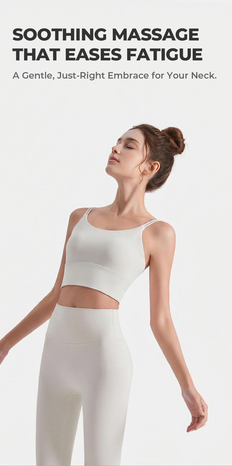 LEXI Cervical Massage Pillow Ergonomic Design With Scientific Zoning And Targeted Massage Nodes Simulates Hand Massage For Neck And Shoulder And Back Support Waterproof Stain Resistant And Washable For Daily Muscle Relaxation