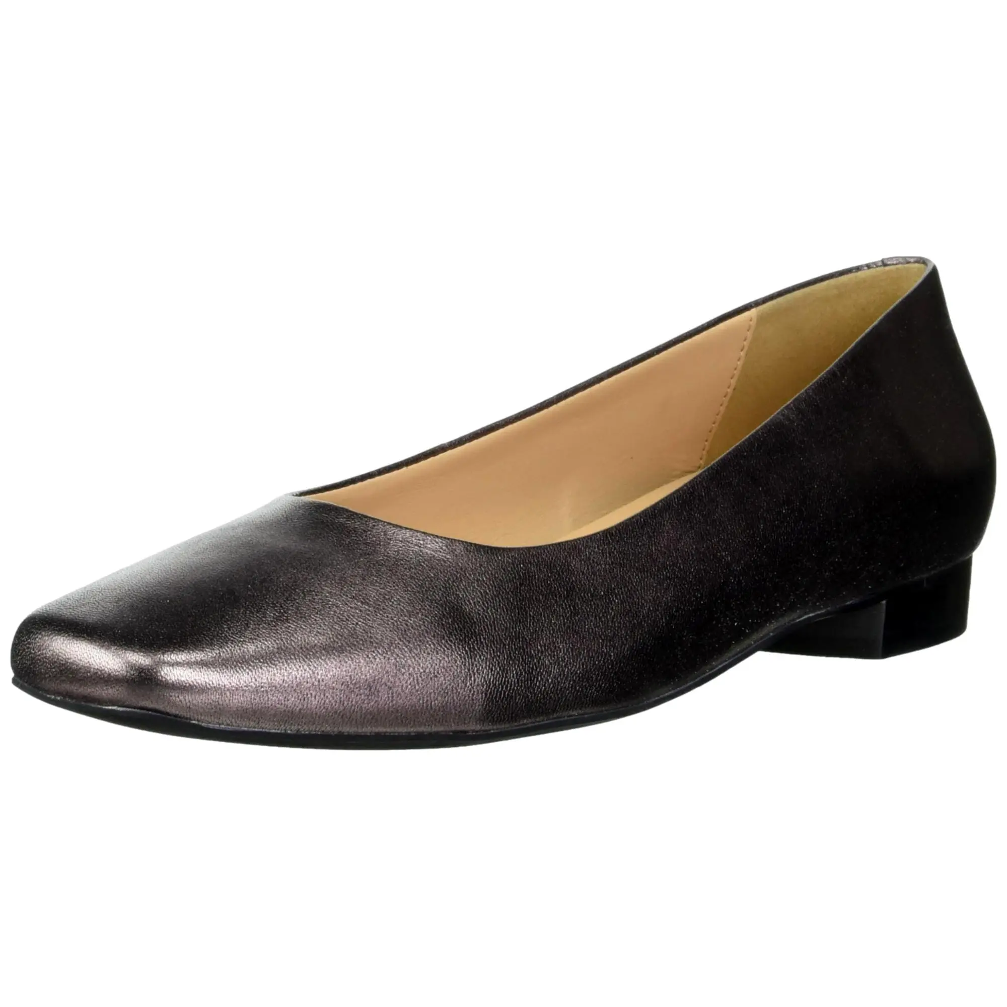 Trotters Honor Pewter Leather  T2057-033 Women's