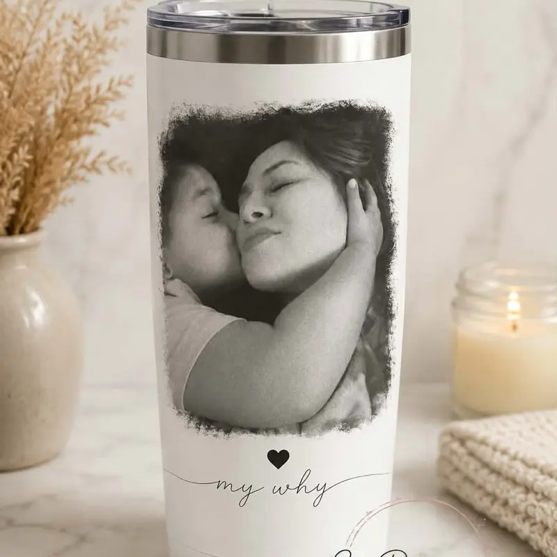 Custom Memory Tumbler – Personalized With Your Favorite Photo