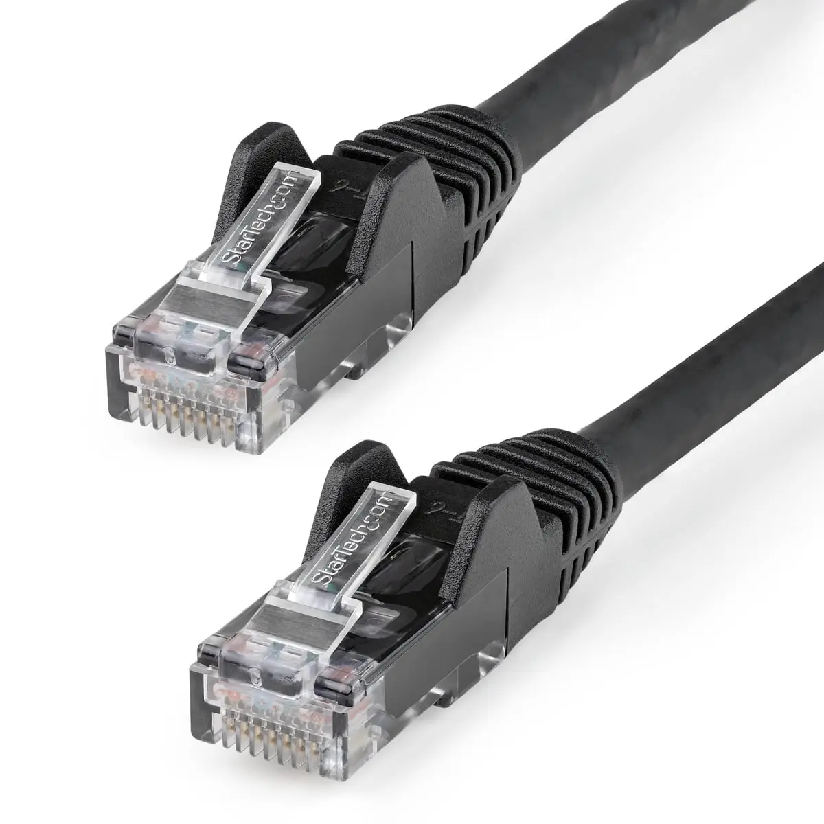 Startech Low Smoke 0 Halogen (LSZH) Cat6 Ethernet Cable - 3 ft, Black, 100% Copper, 24-Gauge Wire, 50-Micron Gold Plated Connectors, 0°C to 80°C Operating Temperature, 0 Degrees C To 80 Degrees C