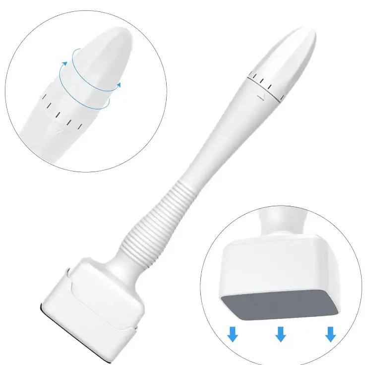 140 Titanium Microneedle Derma Stamp Pen Kit with Adjustable Handle (0.25mm) - All Scalp-Ready Body Beauty Roller for Face, Scalp Hair Growth, Anti Hair Loss, Beard & Acne Care Home Skincare Tool