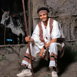 Oromo Men’s Traditional Clothes | Ethiopian Cultural Men's Woya Outfit
