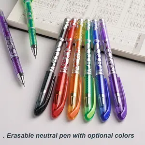 6-Pack Erasable Gel Pens, Erasable Ink, 0.5mm Fine Tip Writing Tool, Ideal Office Stationery, Enhance Writing Experience, Suitable for Kids Adults Students