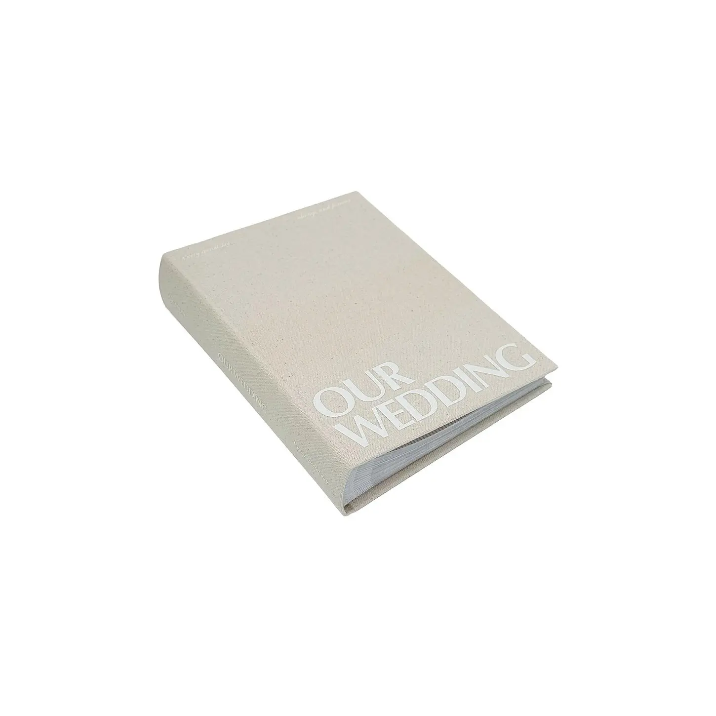 The Ceremony Club Wedding Photo Album in Classic Linen