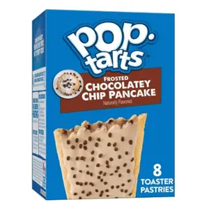 Pop Tarts Frosted Chocolatey Chip Pancake Flavored Toaster Pastries 1 Box Contains 8 Pastries 383 g
