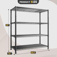 4 Tier&800LBS-35.5"W*14"D*59"H