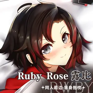 Anime RWBY Ruby Rose Double-Sided Print Hing Body Pillowcase Otaku Cosplay Pillow Cover