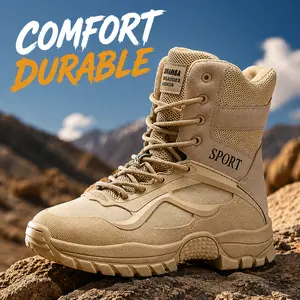 Men's High-Top Security Boots Black Oxford Breathable Work Boots Footwear Closed