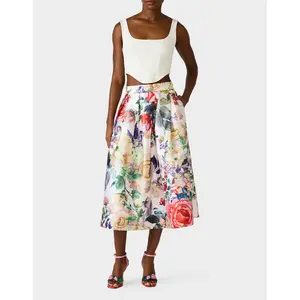 Betsey Johnson BOTANQUE SKIRT IVORY