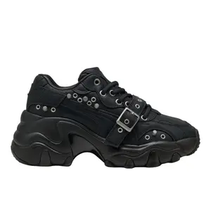 PUMA Womens Pulsar Black Claw Lace Up Sneakers Shoes Casual - Black