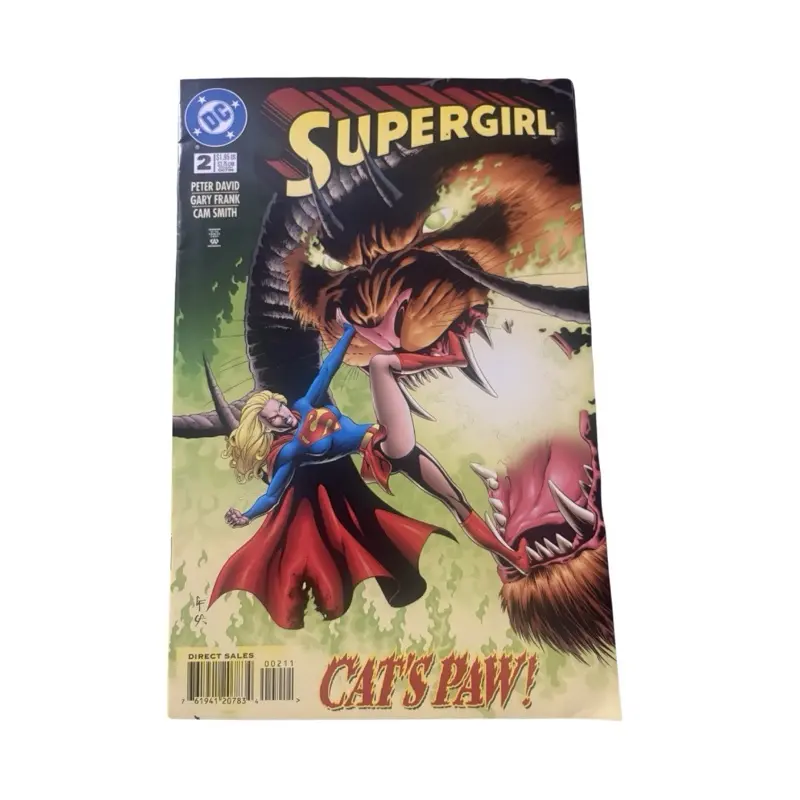 Supergirl #2 DC Comics & Manga Iconic Issue - 1996 Cats Paw Variant, Collector's Edition Special Edition