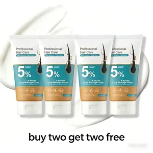 【BUY 2 GET 2 FREE】 5% Minoxidil Scalp Massage Cream With Keratin & Ginger Hair Regrowth Treatment Prevent Loss Strengthen Roots For Men Women