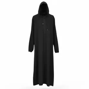 Hoodie Long Throb with Elastic Sleeves For Mens