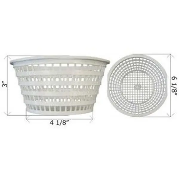 212 MAIN Leisure 8928 Replacement Pool Skimmer Basket, Rigid High-Impact Resin, for Above Ground Pools, Works on Standard & Widemouth Skimmers, Above Ground Pool, Works On Standard And Widemouth Skimmers