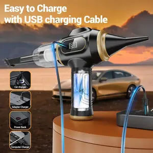 2026 Latest Handheld Wireless Car Vacuum Cleaner, 4300pa Strong Suction, 6-In-1 Portable Vacuum with Smart Display, Ideal for Cars, Home, Office, Pet Care, Car Seat Cleaner